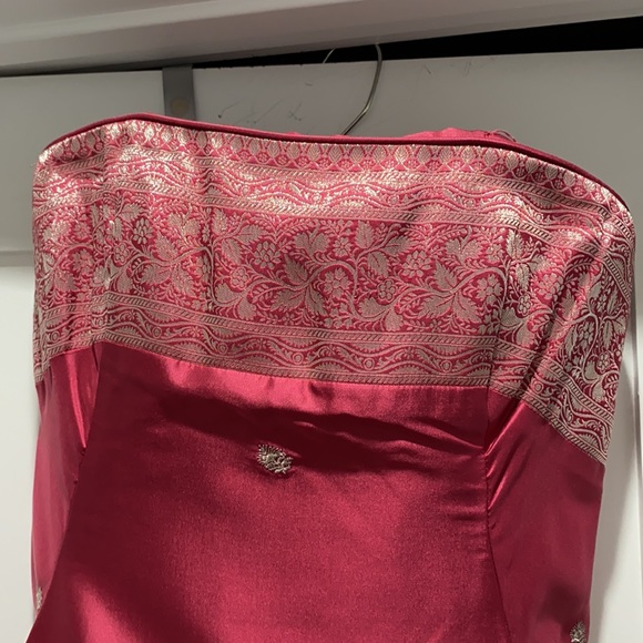 Marchesa notte strapless formal dress - Picture 2 of 5